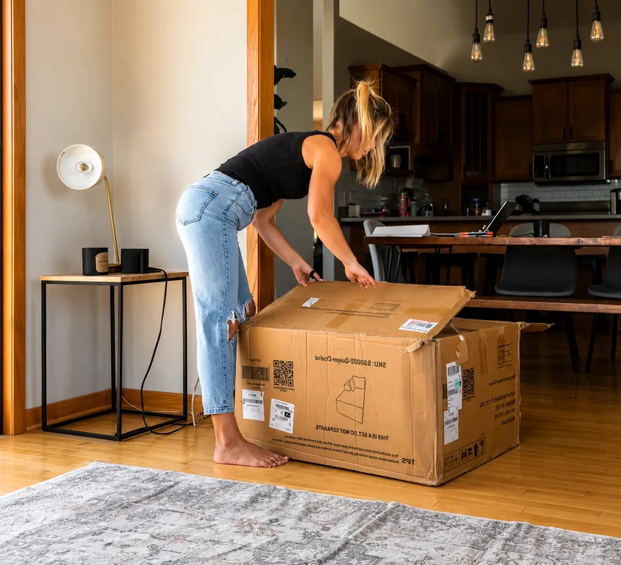 Paso 1: Llega en caja compacta